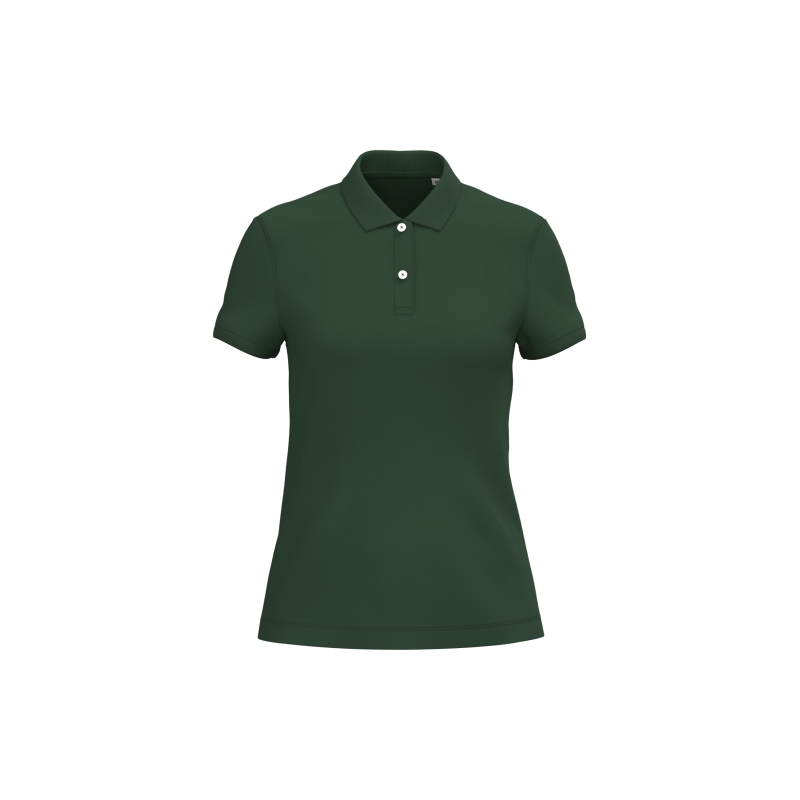 Polo écoresponsable maille piquée femme