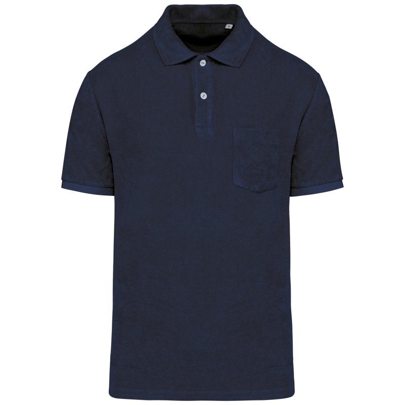 Polo écoresponsable en éponge homme