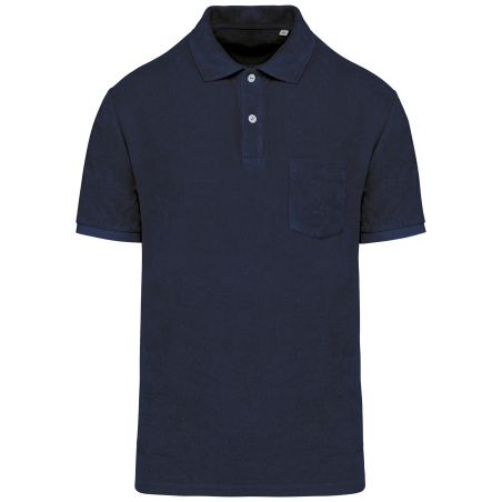 Polo écoresponsable en éponge homme