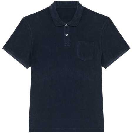 Polo écoresponsable en éponge homme