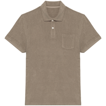 Polo écoresponsable en éponge homme