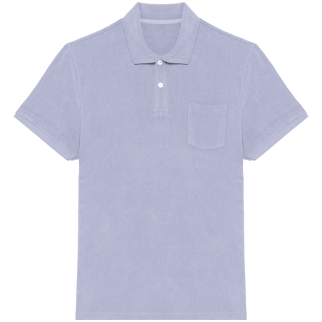 Polo écoresponsable en éponge homme