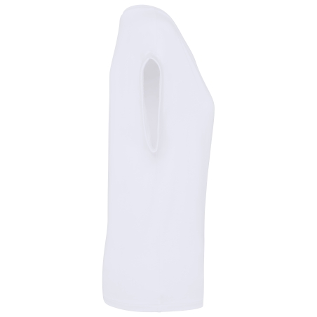 T-shirt écoresponsable manches à revers femme