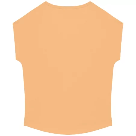 T-shirt écoresponsable loose à col V femme