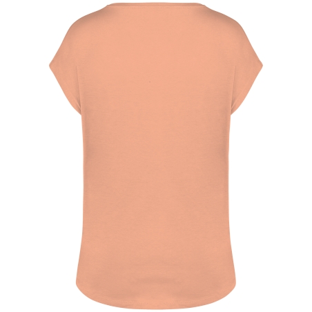 T-shirt écoresponsable loose à col V femme
