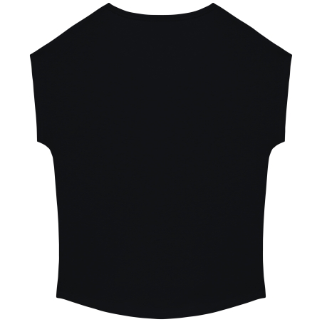 T-shirt écoresponsable loose à col V femme