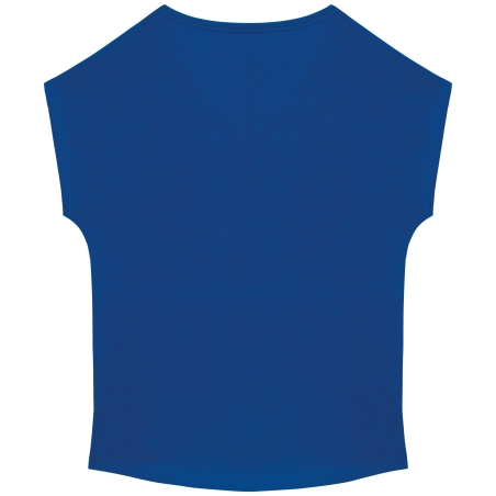 T-shirt écoresponsable loose à col V femme