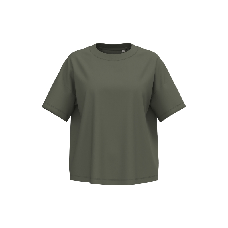 T-shirt écoresponsable oversize femme