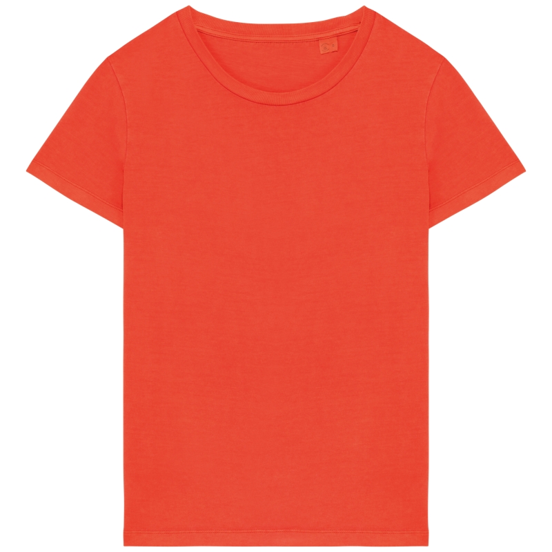 T-shirt écoresponsable délavé femme
