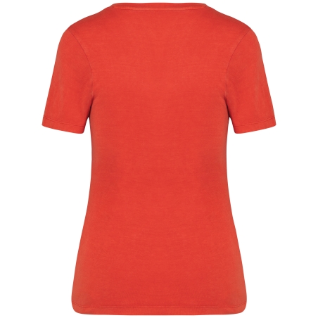 T-shirt écoresponsable délavé femme