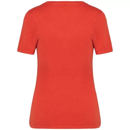 T-shirt écoresponsable délavé femme