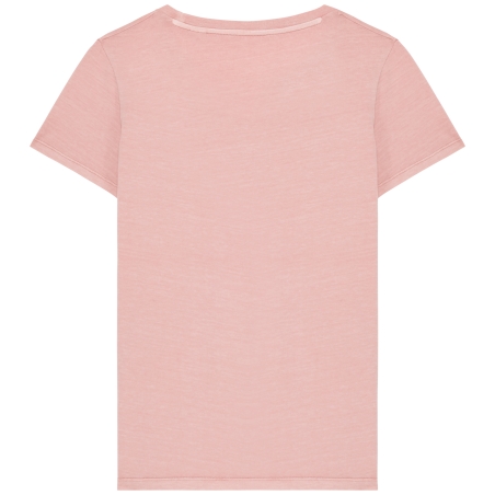 T-shirt écoresponsable délavé femme