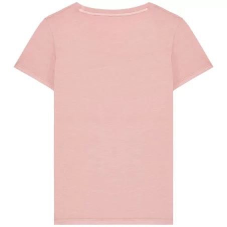 T-shirt écoresponsable délavé femme