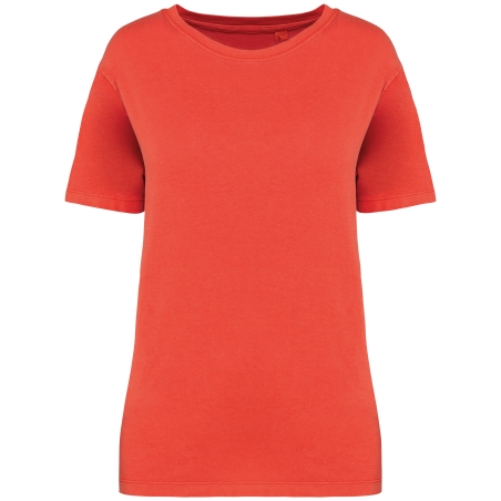T-shirt écoresponsable délavé femme