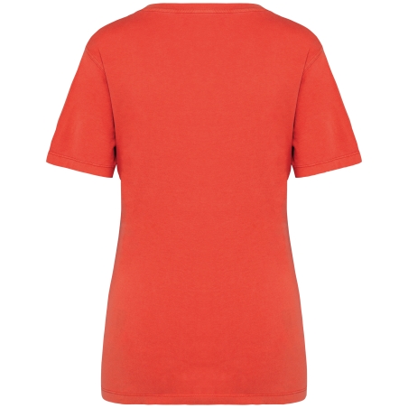 T-shirt écoresponsable délavé femme