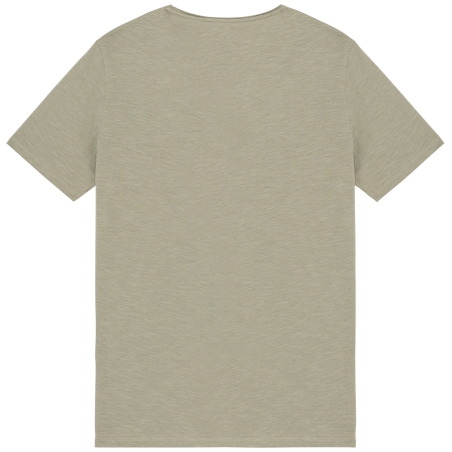 T-shirt écoresponsable slub bords francs homme