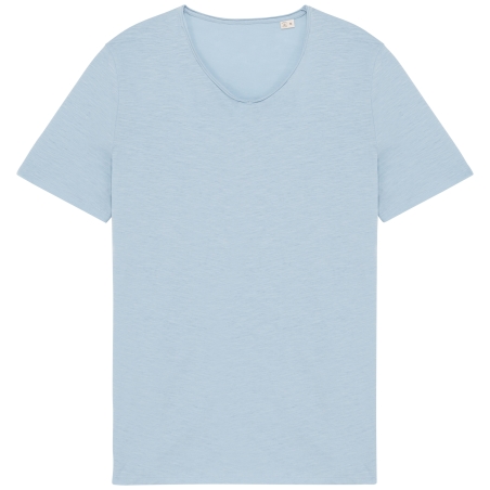 T-shirt écoresponsable slub bords francs homme