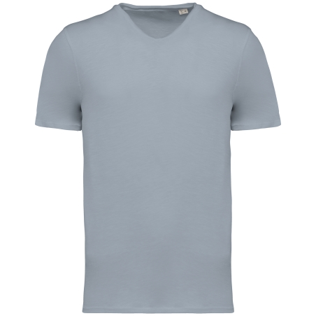 T-shirt écoresponsable slub bords francs homme