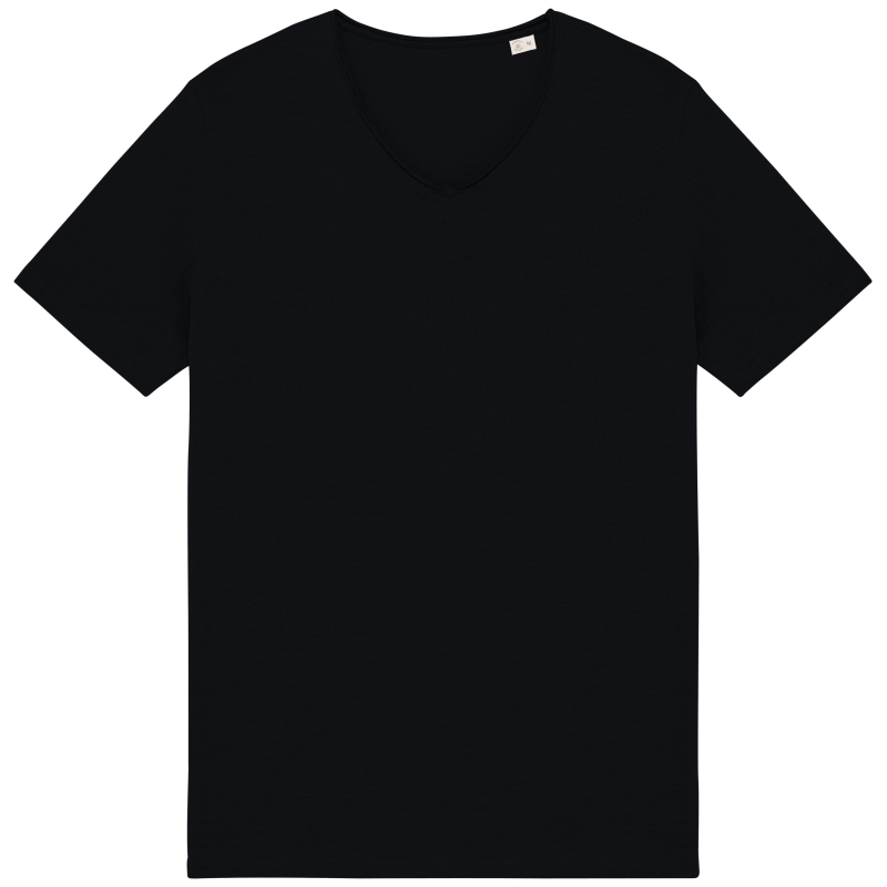 T-shirt écoresponsable slub bords francs homme