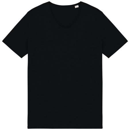 T-shirt écoresponsable slub bords francs homme