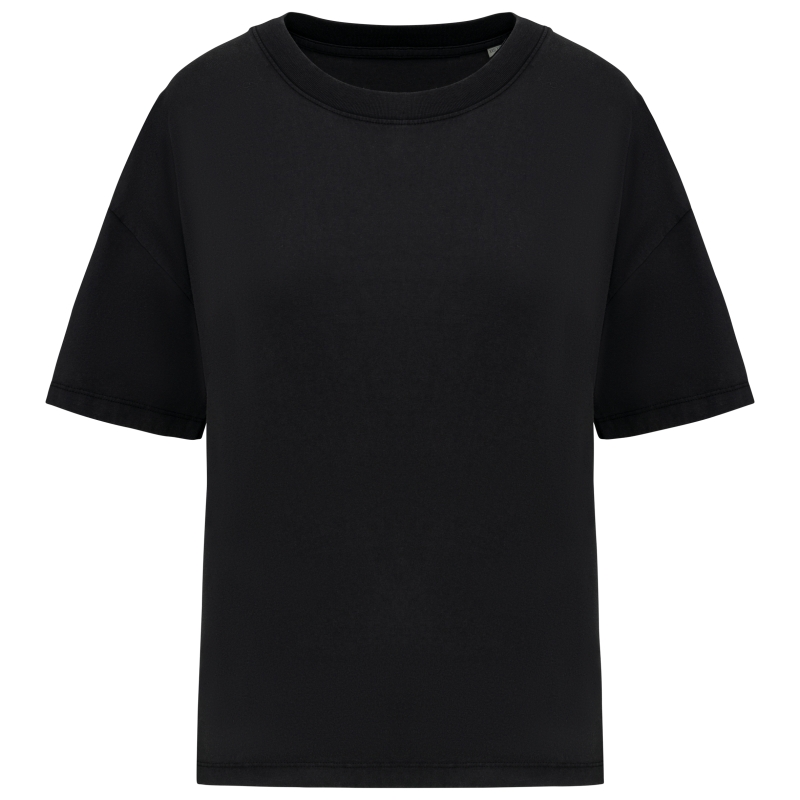 T-shirt écoresponsable oversize délavé femme