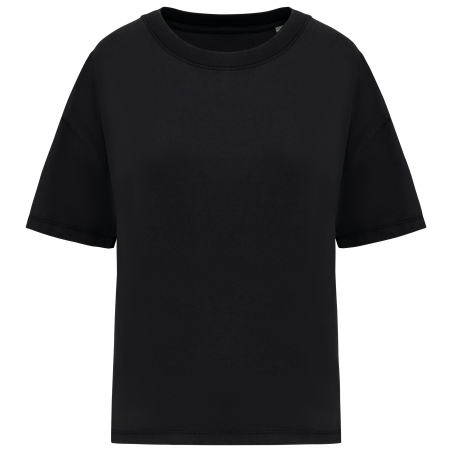 T-shirt écoresponsable oversize délavé femme