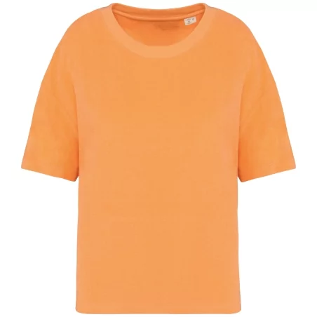 T-shirt écoresponsable en éponge femme