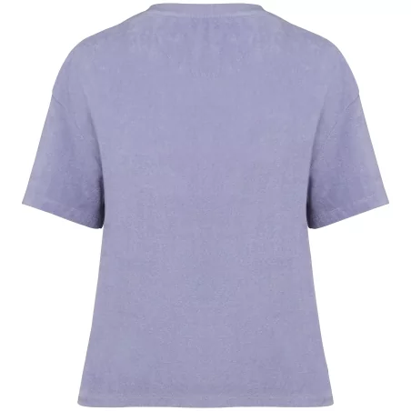 T-shirt écoresponsable en éponge femme