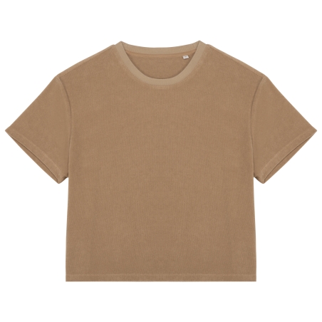 T-shirt écoresponsable en éponge femme