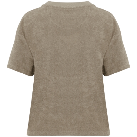T-shirt écoresponsable en éponge femme