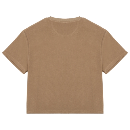T-shirt écoresponsable en éponge femme