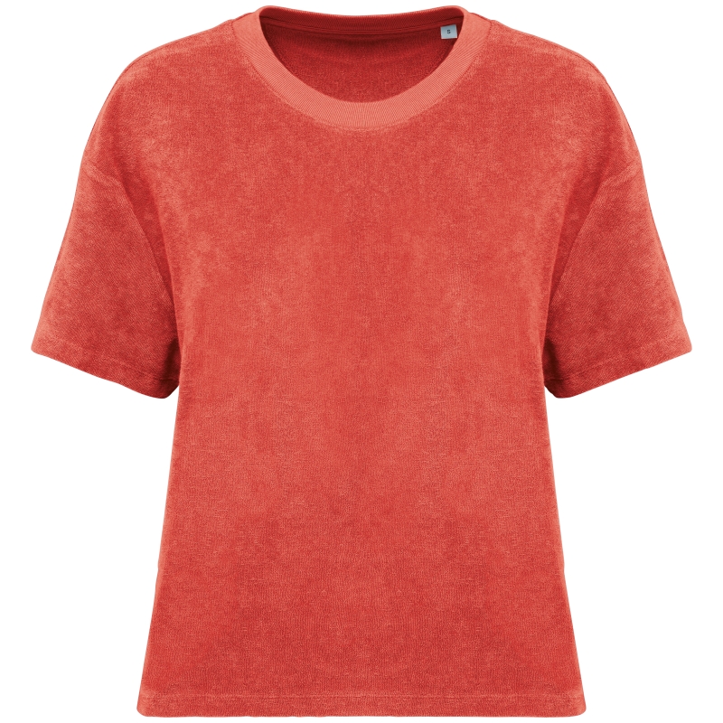 T-shirt écoresponsable en éponge femme