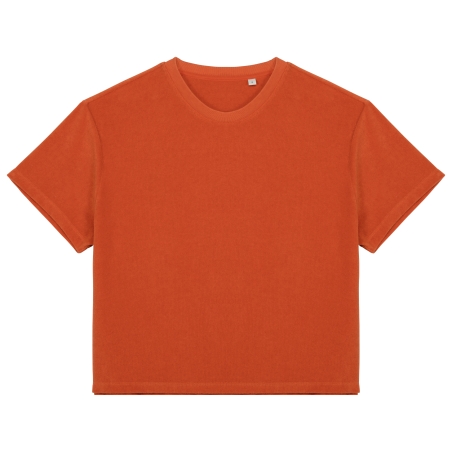 T-shirt écoresponsable en éponge femme