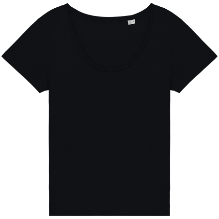T-shirt écoresponsable slub femme