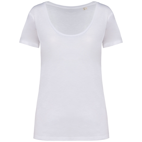 T-shirt écoresponsable slub femme
