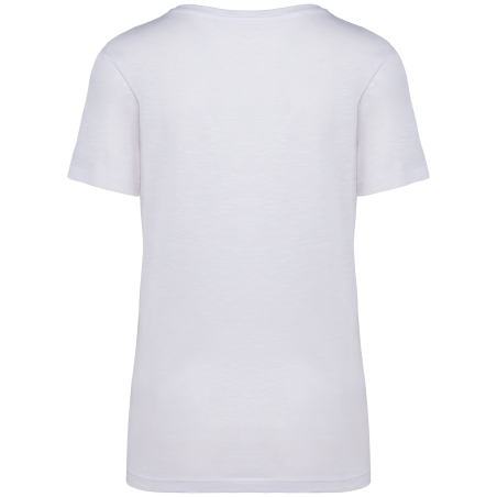 T-shirt écoresponsable slub femme
