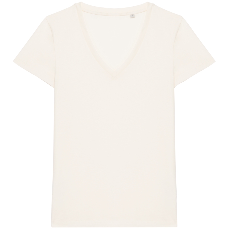 T-shirt écoresponsable col V femme