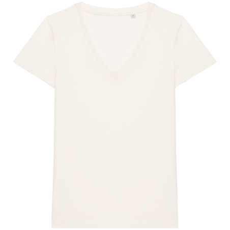T-shirt écoresponsable col V femme