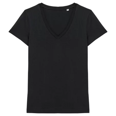 T-shirt écoresponsable col V femme