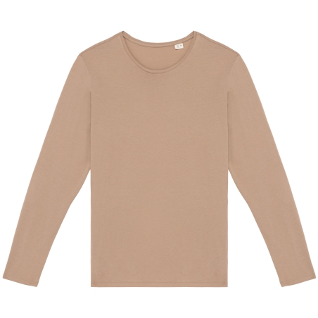 T-shirt écoresponsable délavé manches longues unisexe