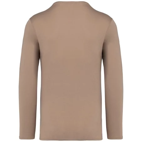 T-shirt écoresponsable délavé manches longues unisexe