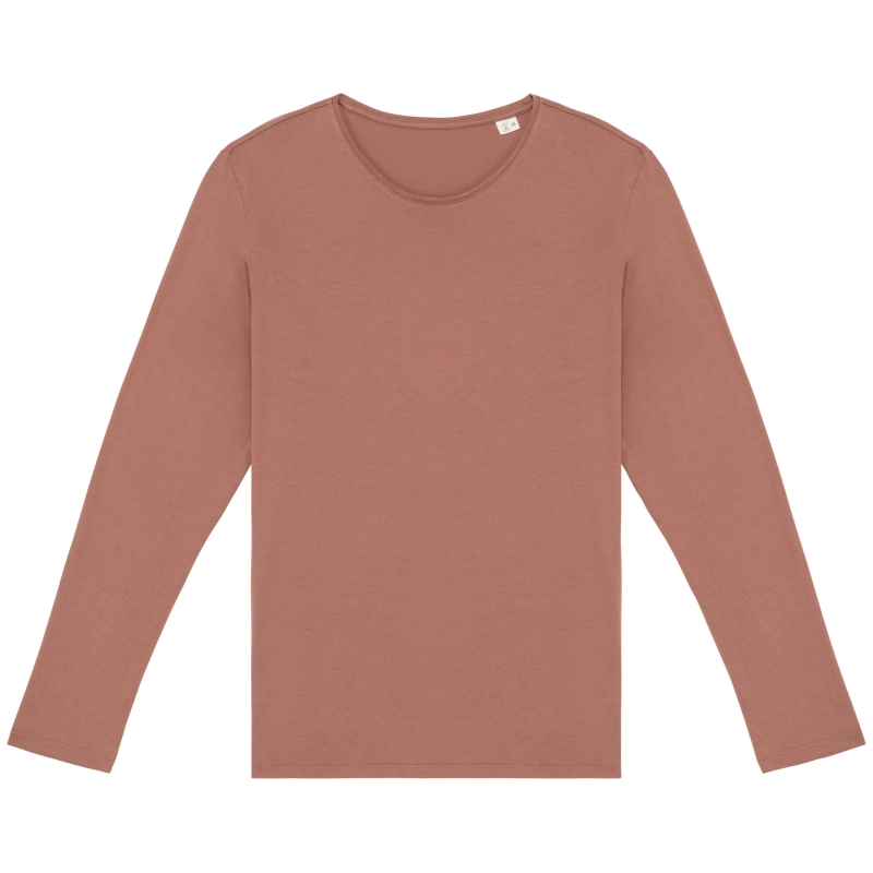 T-shirt écoresponsable délavé manches longues unisexe