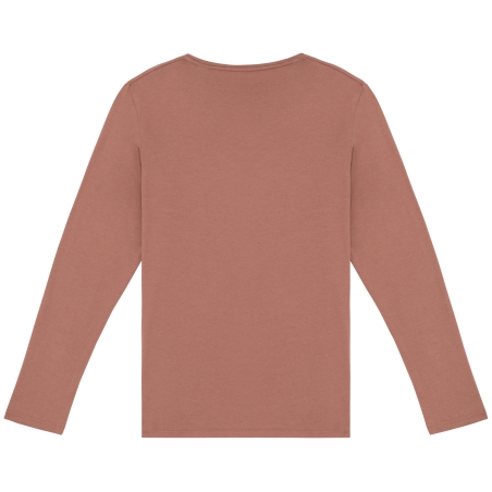 T-shirt écoresponsable délavé manches longues unisexe