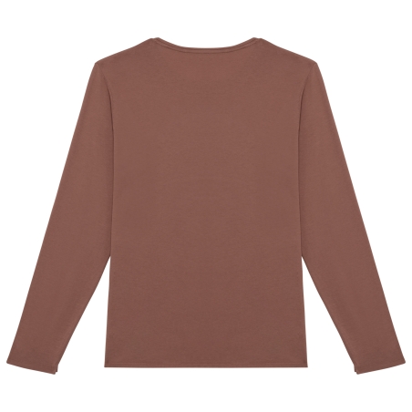 T-shirt écoresponsable délavé manches longues unisexe