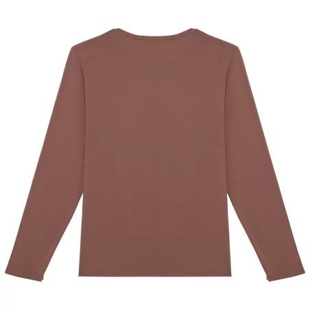 T-shirt écoresponsable délavé manches longues unisexe