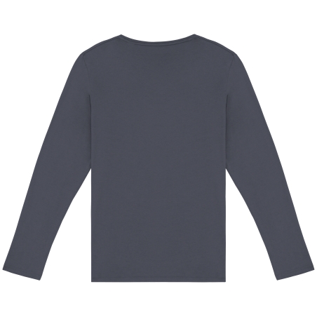 T-shirt écoresponsable délavé manches longues unisexe