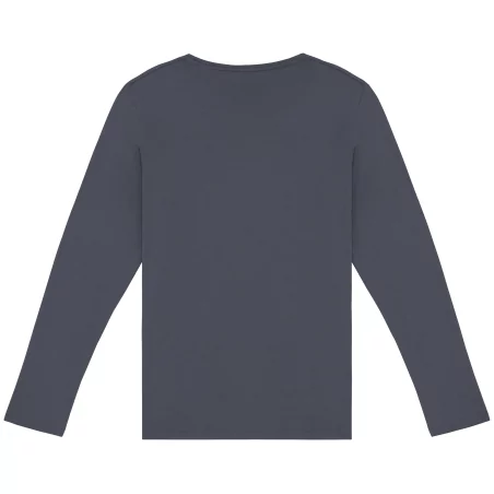 T-shirt écoresponsable délavé manches longues unisexe