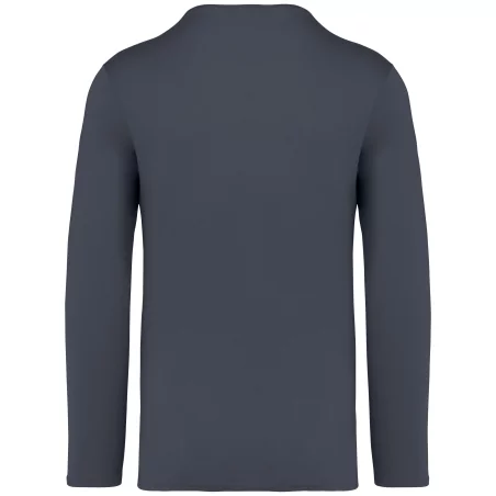 T-shirt écoresponsable délavé manches longues unisexe