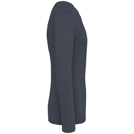 T-shirt écoresponsable délavé manches longues unisexe