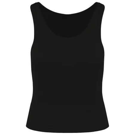 Débardeur écoresponsable côtelé femme